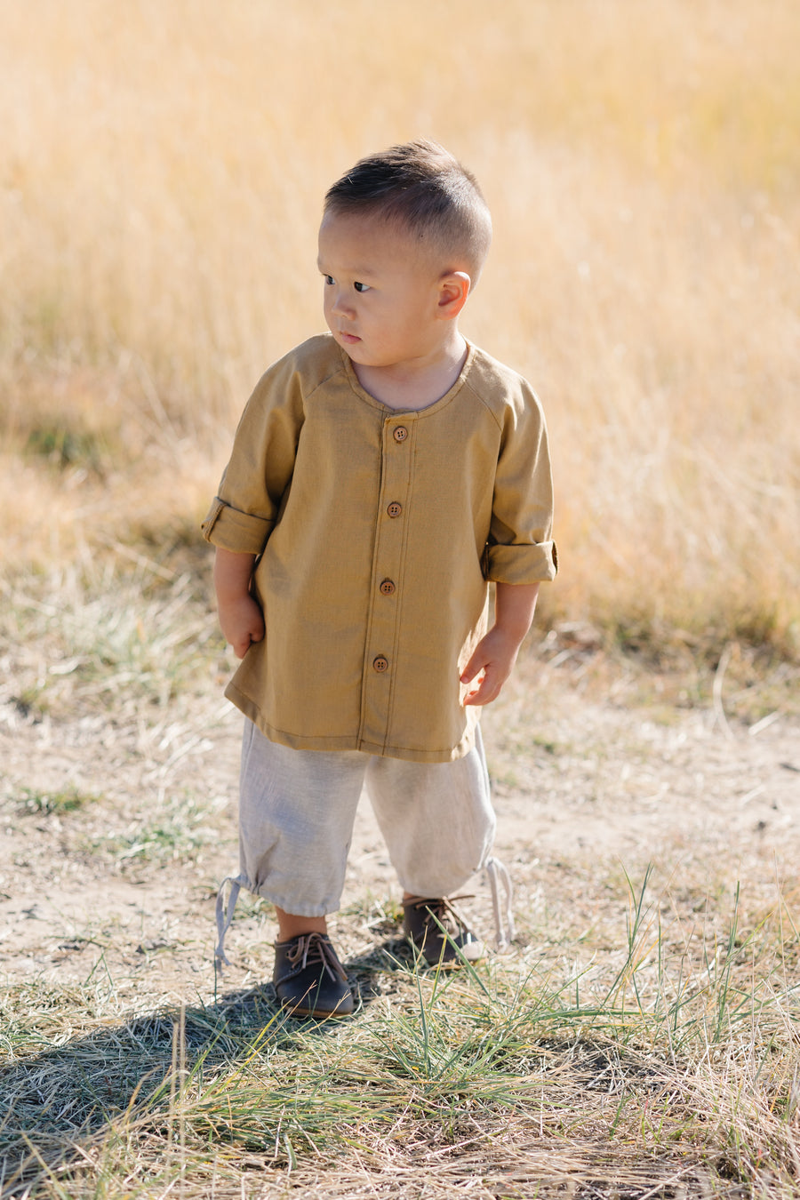 Dune Tunic with Terrain Pants and Oxford shoes