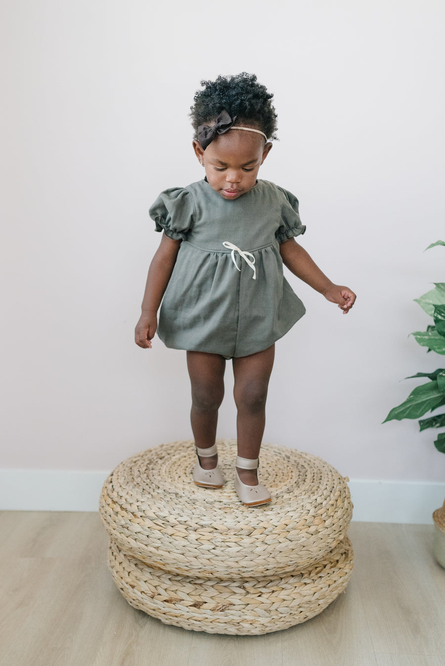 Bloom Rompers with Ballerina shoes